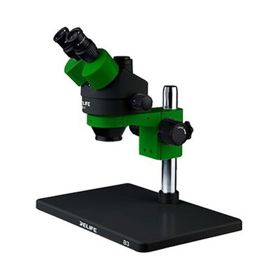 RELIFE RL-M3T 7X-45X Trinocular HDMI Stereo Microscope PCB Repair